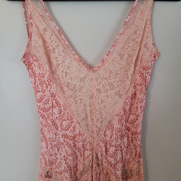 Anthropologie Pink Lace Dress - Picture 4 of 9